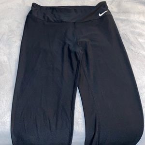 Full length black Nike yoga pants